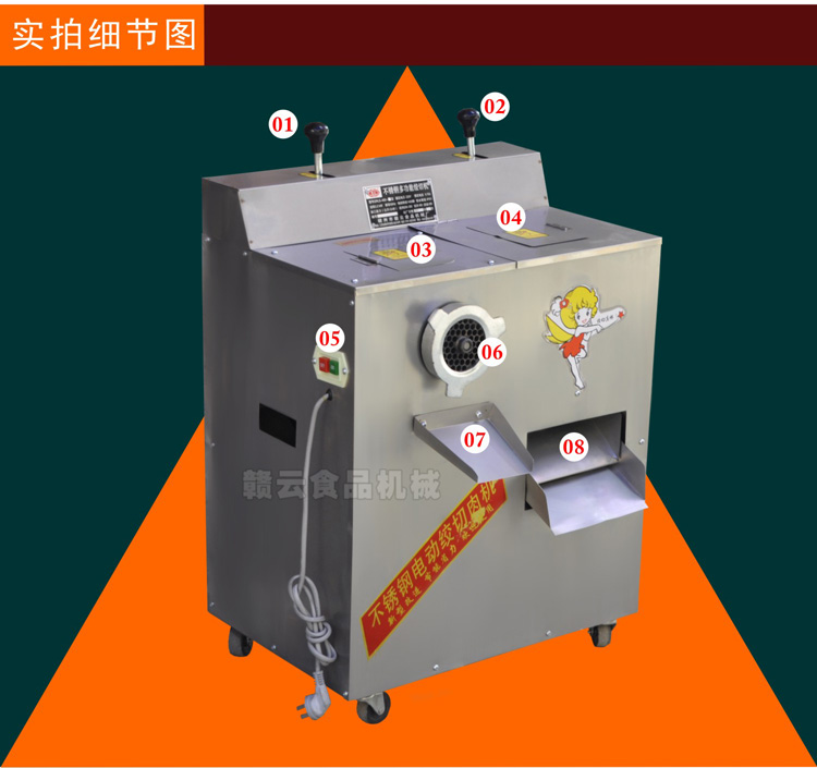 立式絞切機-升級銅芯電機-細節(jié)展示1